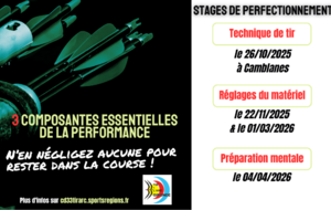 1er Stage de perfectionnement (Technique de Tir)