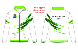 Veste zippée polyester